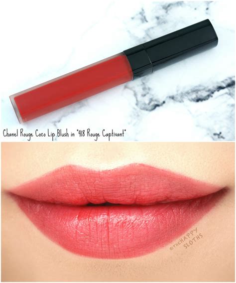 chanel rouge coco lip blush 418